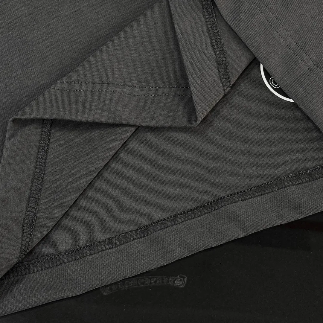 P180 Chrome Hearts 25 high version fabrics made of 300g high-density cotton, no deformation, no shrinkage, complete with three labels, same style for men and women, process: patch embroidery, color: white, black, gray SIZE: S-XL